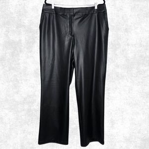 NWT Lane Bryant Faux Leather Pants – Size 16 – Rock Glam Vegan Trousers